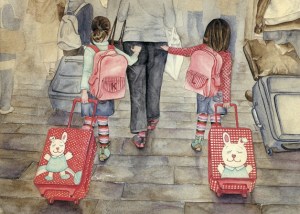 Instead of journaling about her own uncertain transition
