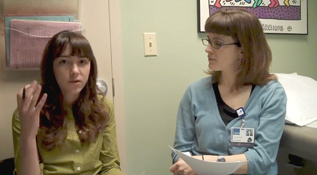 Bella Crowley speaks with Dr. Jillian Worth in a video she made for the national eating disorder awareness week in February.