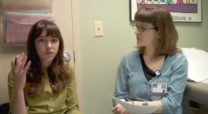 Bella Crowley speaks with Dr. Jillian Worth in a video she made for the national eating disorder awareness week in February.