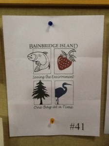 The winning bag design submission by Diane Walker.