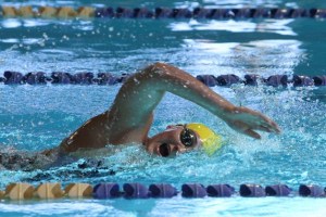 Bainbridge Spartan Carina Laukaitis competes during the recent Spartan Relays.