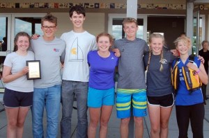 Bainbridge sailing team members Nicole Sanford