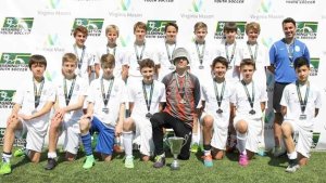 The Bainbridge Island Football Club U14 boys team won the state cup last weekend at the Starfire Complex in Tukwila.