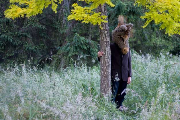 Gary Fetterplace as Nick Bottom in the Bainbridge Performing Arts production of William Shakespeare’s “A Midsummer Night’s Dream” at Bloedel Reserve