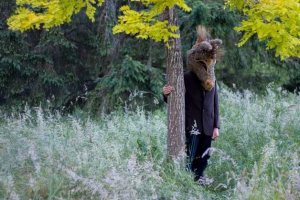Gary Fetterplace as Nick Bottom in the Bainbridge Performing Arts production of William Shakespeare’s “A Midsummer Night’s Dream” at Bloedel Reserve