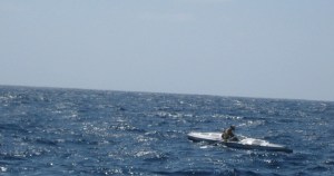 Fisherman Adi Ljubovic spotted Bainbridge Island teacher Rory Wilson 50 miles off the shores of San Diego shortly after he began his adventure across the Pacific to Hawaii.