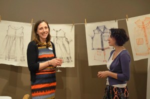 KiDiMu education director Lauren Henry shares ideas with a colleague from Portland Children’s Museum.