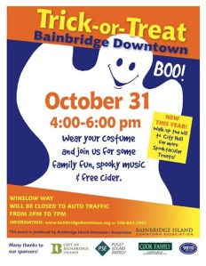 The annual trick-or-treat event will return to downtown to downtown Winslow from 4 to 6 p.m. Monday