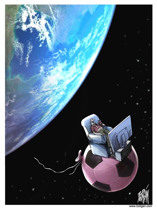 Today's cartoon is by Angel Boligan