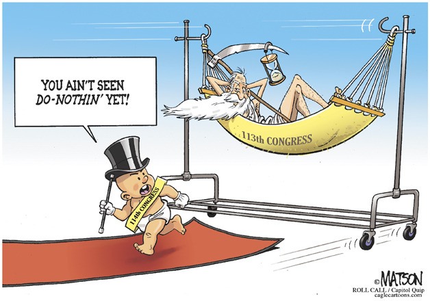 Today's cartoon is by RJ Matson