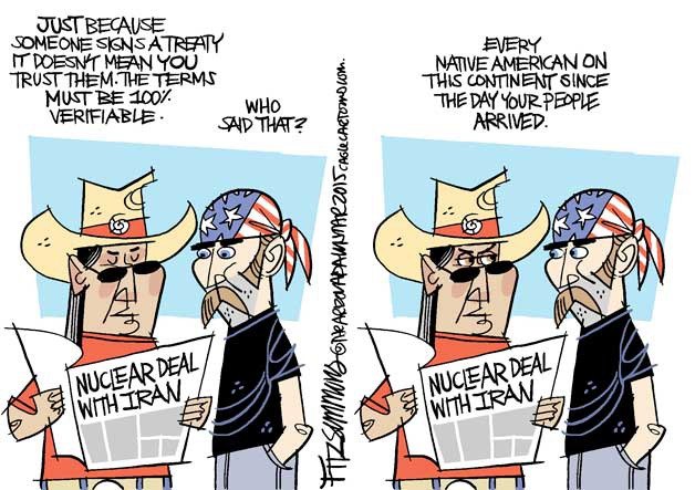 Today's cartoon is by David Fitzsimmons