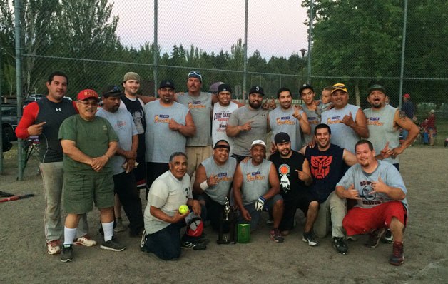 Crown Royal continued its dominance in Bainbridge men’s softball by winning the 2016 championship. The team is Tyler George