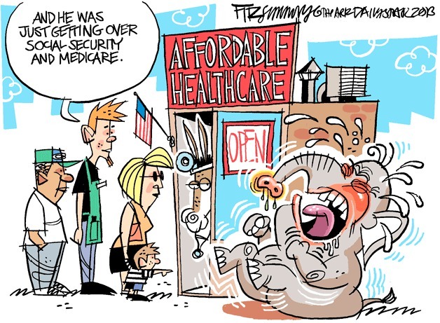 Today's cartoon is by David Fitzsimmons