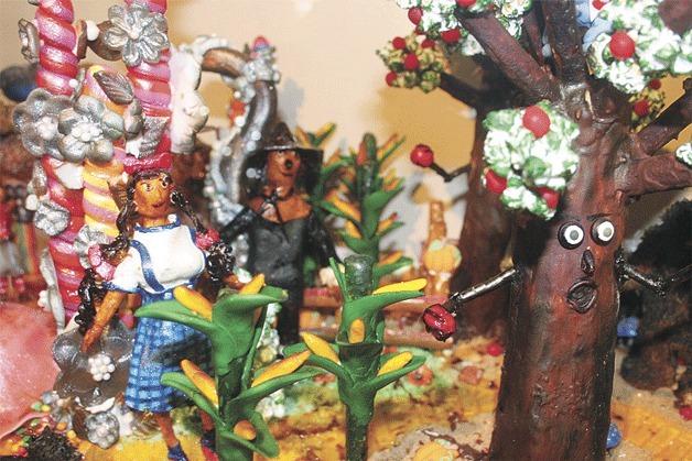 Dorothy and the Scarecrow make their way through the Haunted Forest in Kolyne Forro’s sweet interpretation of  “The Wizard of Oz.”