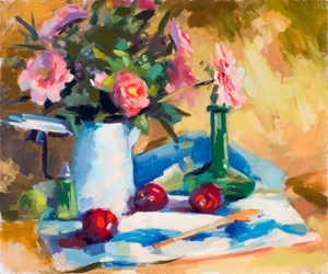 The art of Darrell Anderson and his students will be on display in April at Winslow Art Center.