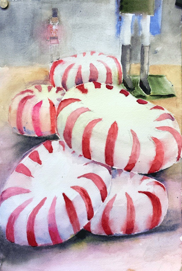 'Big Peppermints' by Joyce Lhamon.