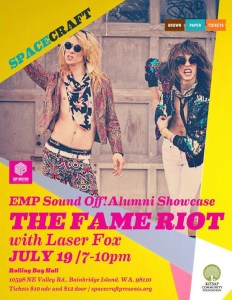 The Fame Riot to play Saturday on Bainbridge Island