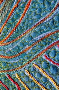 The art of fabric artist Donna Lee Dowdney will be on display at Art at the Pointe.
