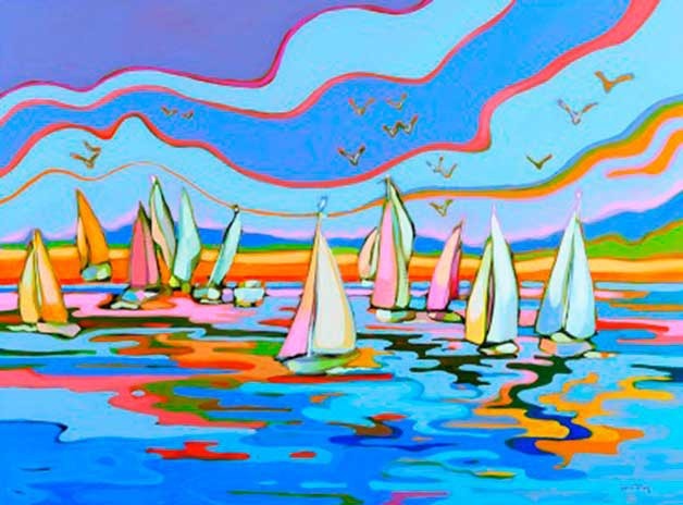 'Race Day' by Don Tiller (36x48