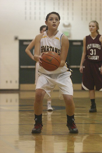 Senior guard Davi Gonzales is out for the season after breaking her leg Friday night during a game against Lakeside. She leads the team with 13.2 points per game.