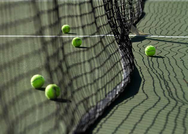 Two of the oldest tennis courts at Bainbridge High School have been closed for resurfacing and comprehensive upgrades