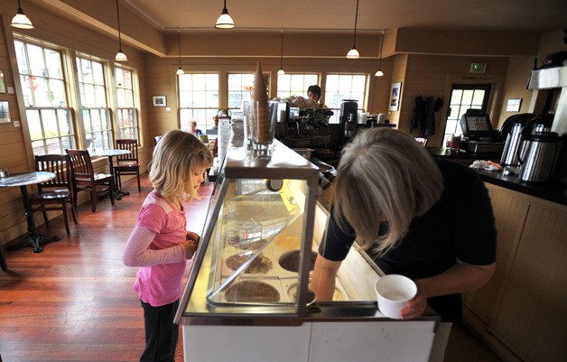 Ice cream bar regular Zoe Ransom