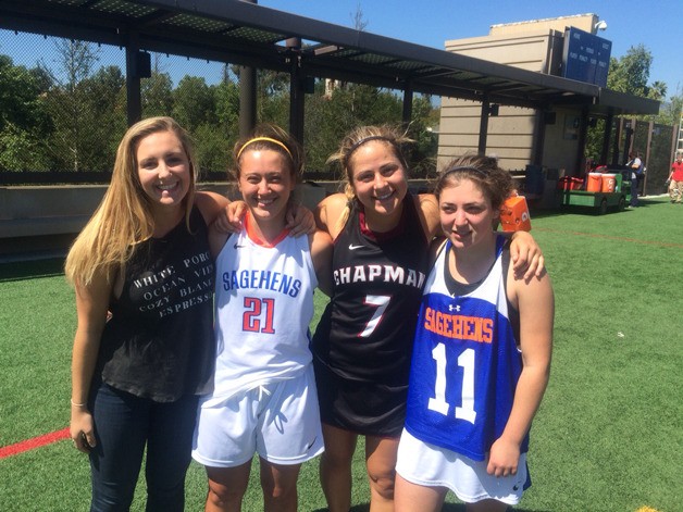 Bainbridge High School varsity lacrosse stars Olivia Peloquin