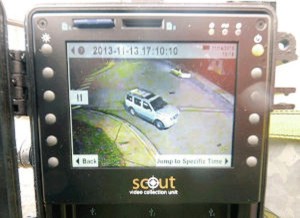 Cameras have been placed at road intersections across the island to collect data for a traffic study.