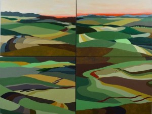 'Palouse' by Irene Yesley is part of 'Western Landscapes' at The Island Gallery.