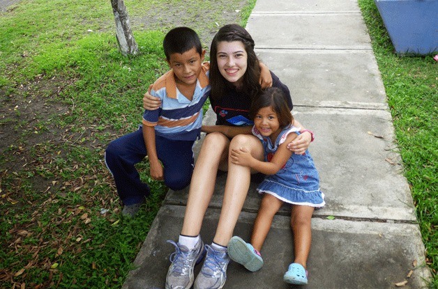 Emma Spickard and her former host siblings