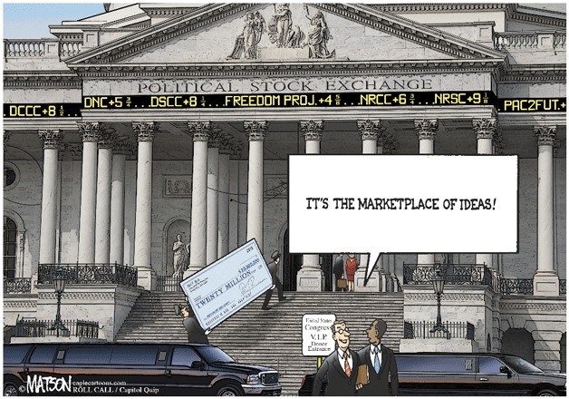 Today's cartoon is by RJ Matson