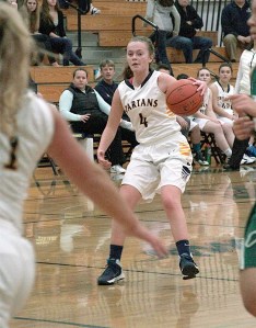 BHS sophomore guard Taylor Tye led the Spartans to a 65-17 win over the visitors from Franklin High Wednesday