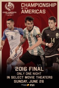 The finals of the 2016 Championship of the Americas will get the big screen treatment at Bainbridge Cinemas at 5 p.m. Sunday