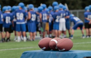 Members of the Bainbridge High Spartan football team took to the field Wednesday for their first official practice of the new season.