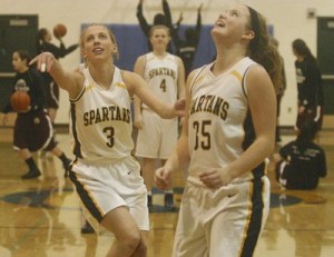 Hannah Depew  (left) was nominated to the All-Kitsap team.