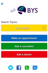 Jason Sovick’s AP computer science students designed askBYS