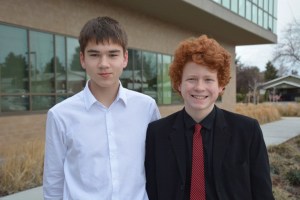 Kevin McCann and Henry Brown at Eisenhower High School