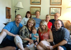 Five generations of the Treanor family. In the back
