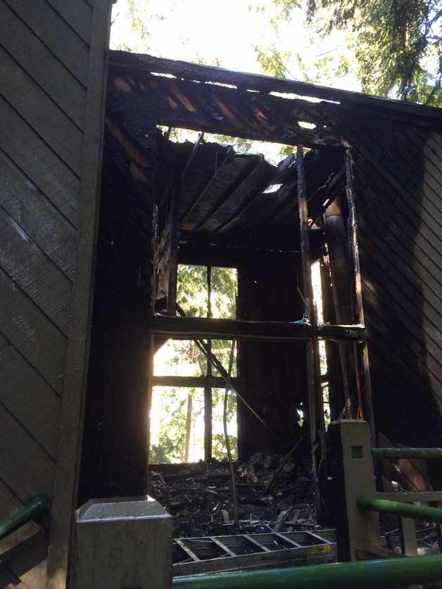 A homeowner died and a house at 6654 Monte Vista Drive was destroyed in an early morning fire Saturday