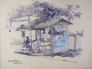 Artist Amy D’Apice will lead a drawing workshop later this month at Bainbridge Arts & Crafts.