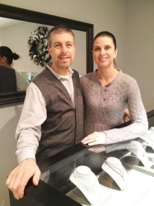 Peter and Shayne Turgeon stand at the counter of their new business