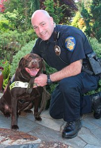 Bainbridge K-9 Officer Rusty with his partner