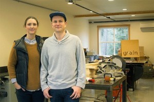 Chelsea and James Minola will celebrate the opening of their design consultancy’s new home in the Island Craft complex this Saturday