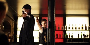 Aron Michael Thompson (left) and Brent David Fraser in “Shuffle