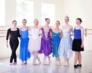 The seven graduating seniors from Bainbridge Dance Center — Lily Blazina