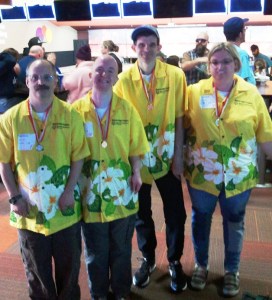 Bainbridge Island Golden Eagles Special Olympics bowlers Steven Stovner
