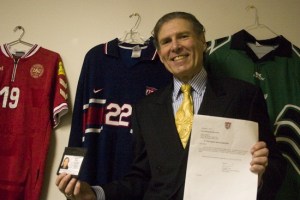 Jeffrey Gingold was recently awarded his player agent license from the USSF through FIFA.