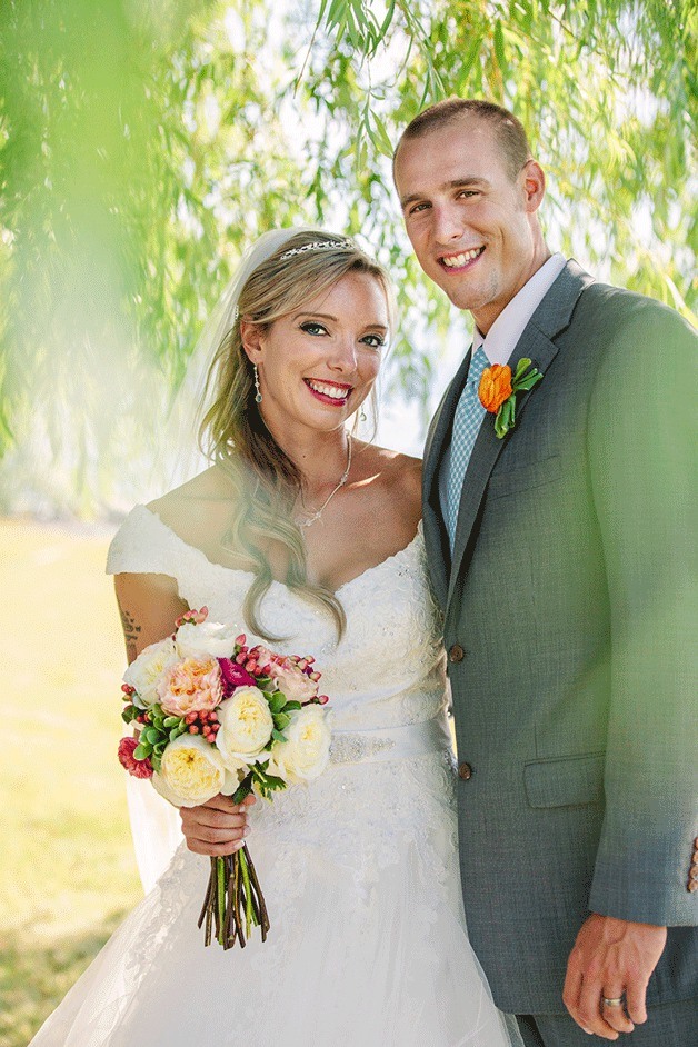 Karen Adams and Robb Hollenbeck exchanged vows on July 19 in Big Fork
