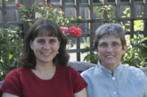 Kathleen Smith (left) and Kathleen O’Brien will speak at the bookstore tomorrow.