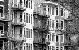 Some of the units at Harbor Square are on the market. The condos were built during the real estate boom